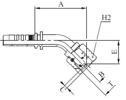 HEMBRA MÉTRICA 45º AST.24º SER.LIG. M21542 M21543